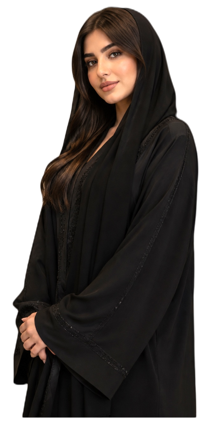 شروق ترتدي عباية Queen Line